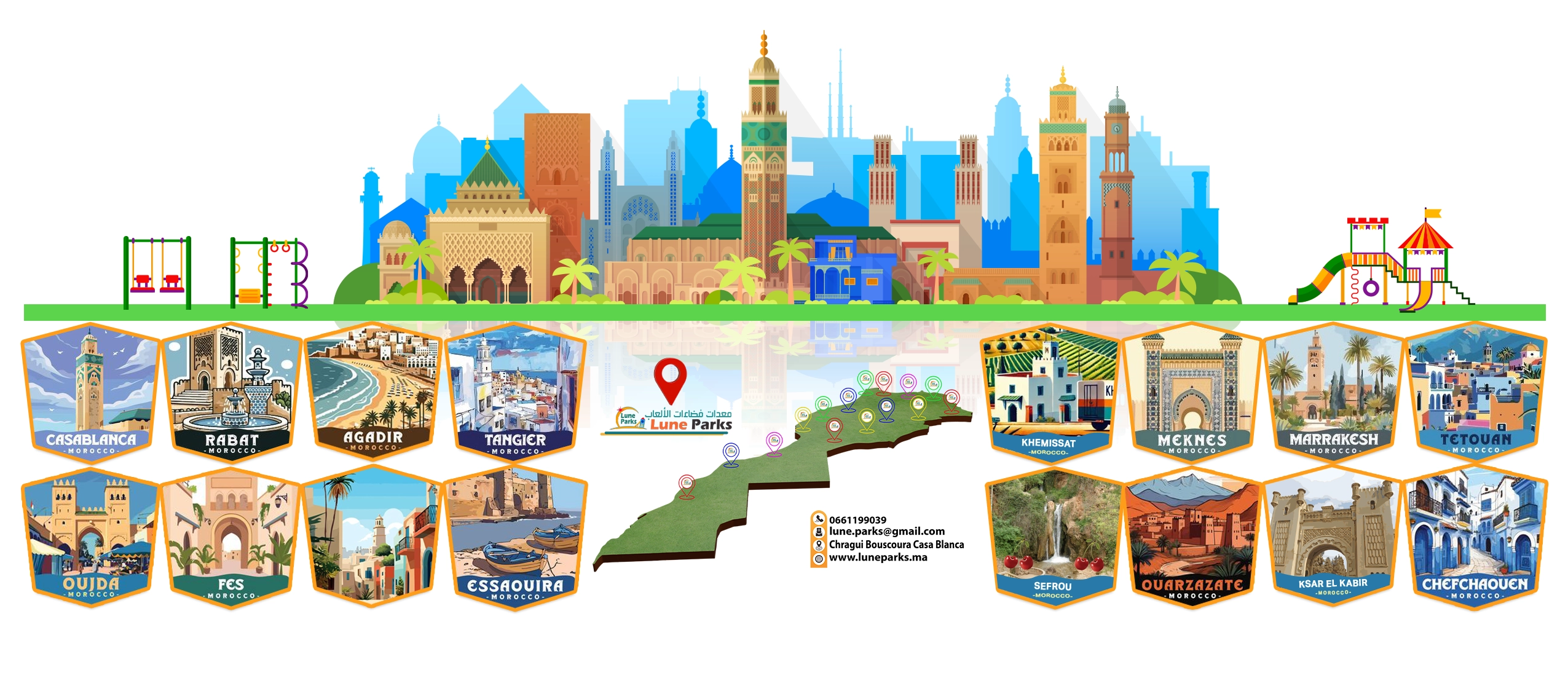 NOS PROJETS Projets Lune Parks